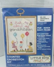 Needles N Hoops Little Bits Counted Cross Stitch kit 608 Grandma&#39;s Pride - £5.17 GBP