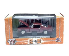 1/64 M2 DETROIT MUSCLE 1965 FORD MUSTANG 289 FASTBACK 2+2 DARK RED - $14.84