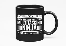 Make Your Mark Design Cool Screenwriter, Black 11oz Ceramic Mug - $21.77+