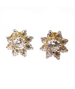 Encantador Circonita Cúbica con Tachuelas Oreja Par 14k Sólido Real Oro ... - €161,58 EUR