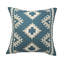 Your Lifestyle Dec Pillow Mesquite (Motifs Blue) - £24.12 GBP