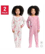 Kids Headquarters Blanket Sleepers Pink Multicolor Dinosaurs 2-Pack One-... - $688.92 MXN