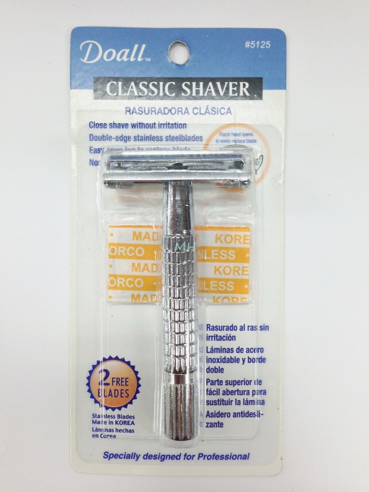 ANNIE DOALL CLASSIC SHAVER CLOSE SHAVE WITHOUT IRRITATION 2 FREE BLADES ... - $6.99
