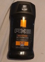 Axe Men&#39;s Gold Citron Cool Citrus &amp; White Wood Deodorant Stick (1) - £13.53 GBP