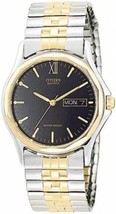 NEW* Citizen Men&#39;s AJ0404-91E Two-Tone Stainless Steel Watch MSRP $125! - £59.73 GBP