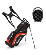 Lightweight Golf Stand Bag with 14 Way Top Dividers and 6 Pockets-Red - ... - €126,65 EUR