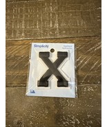 Simplicity Iron On Patch Black Letter X - €10,03 EUR