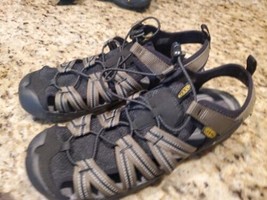 Keen Drift Creek Men’s Size 11 - H2 Sandal Dark Olive/Black Water Shoes Sandals - £52.75 GBP