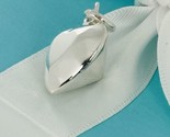 Vintage Tiffany  Diamond Cut Puffed Heart Pendant or Charm in Silver - $379.00