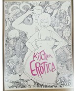Kitchen Erotica Vintage Sketch Original Art Drawing - £47.71 GBP