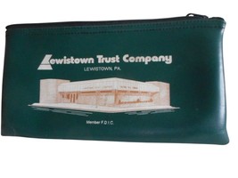 Zippered Deposit Bags Bank Pouch pre-1998 Lewistown Trust company - $18.00