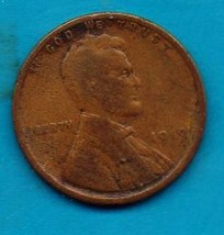 1919 Lincoln Wheat Penny- Circulated - Some wear to date - £0.27 GBP