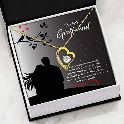 Express Your Love Gifts Girlfriend Birthday Gift Longer Life 18k Gold or Stainle