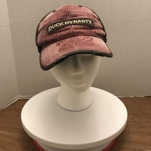 Duck Dynasty Hat Cap Red Or Pink Hook &amp; Loop Distressed A&amp;E - £7.09 GBP