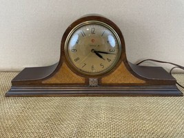 Telechron 4FQ1 Vintage Wood Case Electric Mantle Clock Keeps Accurate Time - £157.90 GBP