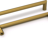 Gold Cabinet Handles Brushed Brass 10 Pack Cabinet Pulls Gold Cabinet Pu... - $25.51