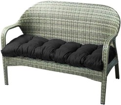 Indoor/Outdoor Cotton Loveseat Bench Cushion For Garden Furniture, 51½2&quot;... - £32.32 GBP