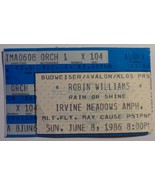 Robin Williams Comic Superstar Vintage 1986 Ticket Stub Irvine Meadows A... - £7.05 GBP