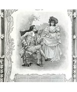 Companion Beautiful Color Calendar 1897 Advertisement Victorian Full Pag... - $55.13 CAD