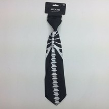 Halloween Costume Child&#39;s Black Skeleton X-Ray Necktie Tie Doctor Boy&#39;s - £11.78 GBP