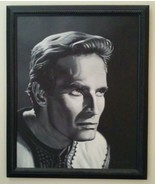 Charlton Heston Film Art Painting 16x20 Canvas BenHur Movie Memorabilia ... - £580.89 GBP