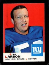 1969 Topps #106 Greg Larson Exmt Ny Giants Nicely Centered *X32690 - £2.34 GBP