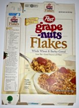 1997 Empty Grape Nuts Flakes 18OZ Cereal Box SKU U198/62 - $18.99