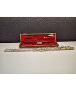 Antique Vintage WT ARMSTRONG Elkhart Silver Plated Flute #43074 Needs Work - £41.44 GBP