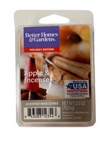 Better Homes and Gardens Scented Wax Cube Apple and Incense 2.5 Oz - £6.21 GBP