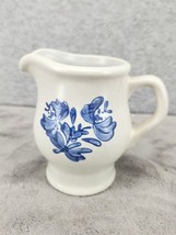 Vintage Pfaltzgraff Blue Yorktown Ceramic  Creamer 4.5&quot; Tall - $13.58