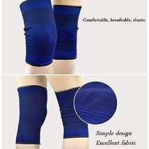 2 Pcs Pair Knee Support Compression Sleeve Blue New Light and Comfortable Design - £9.61 GBP