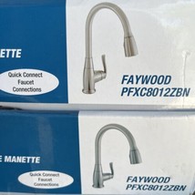 Proflo Pfxc8012zbn Faywood 1.75  Single Hole Pull Down Kitchen Faucet B.Nickel - £193.12 GBP