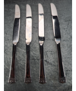 Lot of 4 Oneida Melodia Stainless Steel 18/10 Dinner Knives Flatware 9.5&quot; - £24.69 GBP