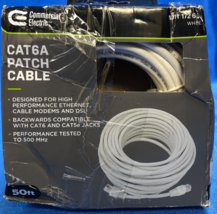 Commercial Electric CAT6A Patch Cable 50ft - $10.88