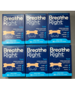 6 PACKS Breathe Right Nasal Strips Original Tan SMALL / MEDIUM 30 ct in ... - $67.32