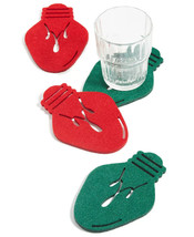 THE CELLAR 4-Pc. Lightbulb Coasters Set, NEW - $8.99