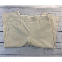 Chicos 0.5 Wide Waistband Pull On Capri Pant Womens S Tan Vent Stretch P... - £12.69 GBP