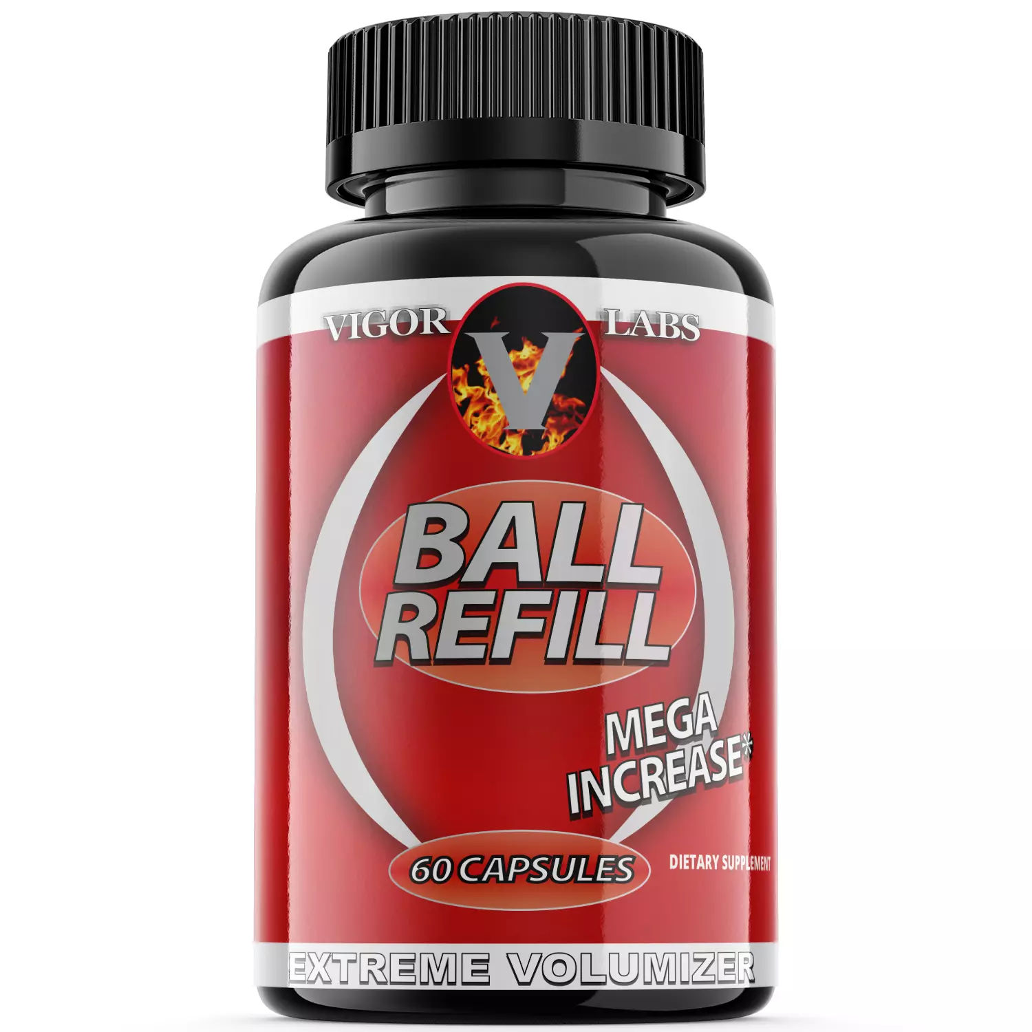 Ball Refill - Male Virility - 1 Bottle - 60 Capsules - $69.99
