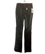 AFRM Heston Faux Leather Pants Black Straight  25 NWT $88 Black - $75.61 CAD