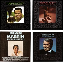 Lot of 4 CDs Harry Belafonte Dean Martin Perry Como - No Cases - £2.34 GBP