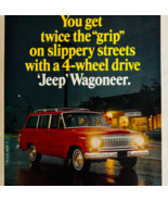 1966 Jeep Wagoneer Advertisement Automobilia Kaiser Jeep Corporation DWTT3 - $548.16 MXN