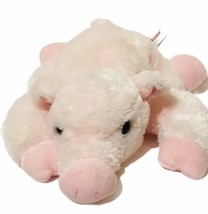 Aurora Farm Animal Pink Pig Plush Piglet 11&quot;  Beanbag - £16.65 GBP
