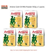 5x Anlene Gold 5X Milk Powder 950g / 33.5 oz for Adult 45+ Stronger Bones - $153.00