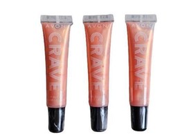 Avon Crave Lip Gloss Citrus Sangria 9ml/0.3 oz (3 Pack) - £11.76 GBP