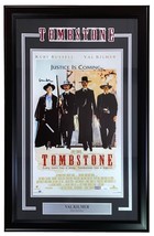 Val Kilmer Signed Framed 11x17 Tombstone Poster Photo JSA - £205.22 GBP