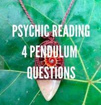 Same Day Psychic reading 4 four questions pendulum same day - £11.79 GBP