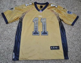 Mens Football Jersey Nike On Field NFL Los Angeles Rams Austin #11 Gold -size 40 - £17.78 GBP