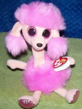 Ty Beanie Boos CAMILLA the PINK POODLE 10&quot;H NWT - $10.88