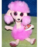 Ty Beanie Boos CAMILLA the PINK POODLE 10&quot;H NWT - £8.50 GBP