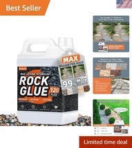1 Gallon Non-Toxic Rock Glue for Landscaping - Long-Lasting and Clear Dr... - $74.99